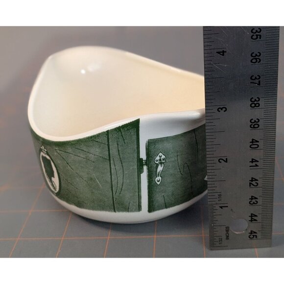 Royal China Colonial Homestead Green Gravy Boat no underplate - Picture 7 of 10